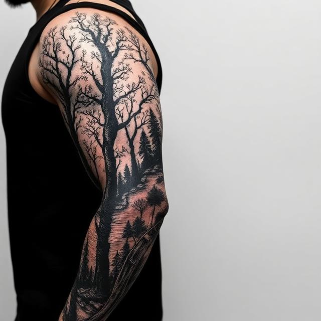 Kevin - Blackwork, Etching